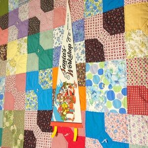 Santa's workshop North Pole, New York vintage pendant